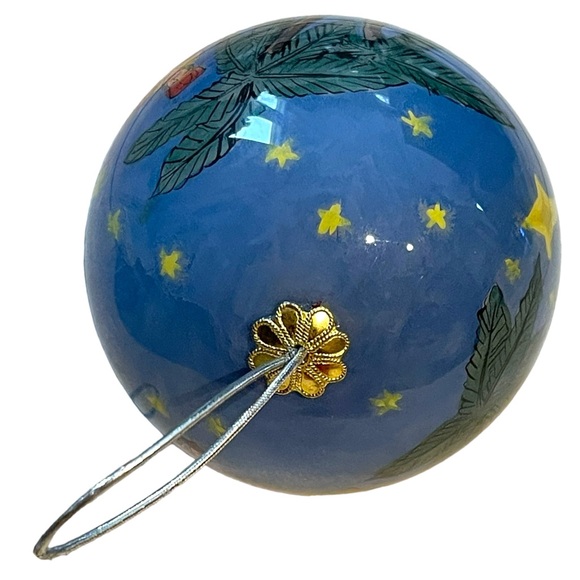 Figi “Inside Art”  Magi Follows The Star Christmas Hand Painted Glass Ornament - Picture 8 of 10